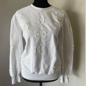 Chanel terry sweatshirt, 100% cotton